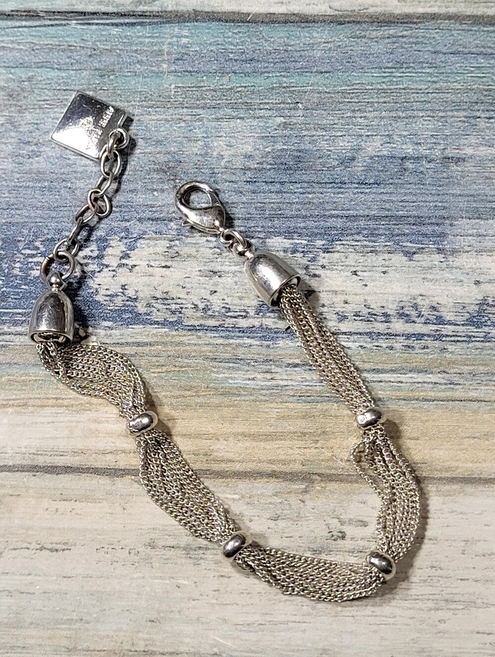 Ann Klein Silver Multi-Strand Bracelet - Silver - Picture 7 of 7